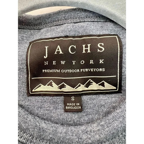 Jachs New York Men's Gray‎ Pullover French Terry Crew Neck Sweatshirt Small - Picture 2 of 6